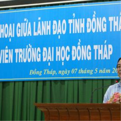 Gặp gỡ, đối thoại giữa lãnh đạo tỉnh Đồng Tháp với sinh viên, giảng viên trẻ của Trường Đại học Đồng Tháp. <a class='text-under italic white small-size' href='events.aspx?id=57&la=vn'>Xem thêm</a>