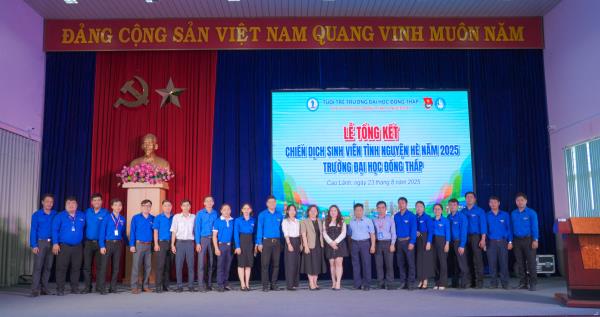 Lễ Tổng kết chiến dịch “Sinh viên tình nguyện hè” năm 2025.