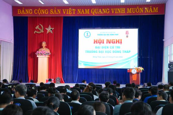 Hội nghị đại diện cử tri Trường Đại học Đồng Tháp
