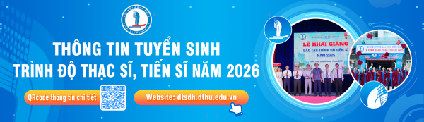 Thông tin tuyển sinh trình độ thạc sĩ, tiến sĩ năm 2026