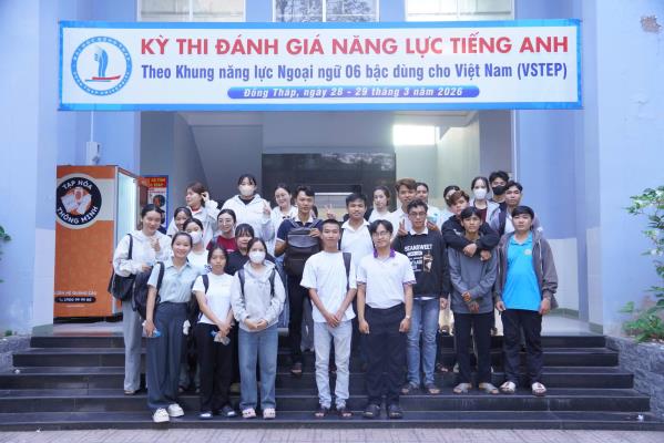 Trung tâm Ngoại ngữ và Tin học, Trường Đại học Đồng Tháp khai mạc Kỳ thi đánh giá năng lực tiếng Anh VSTEP Kỳ Tháng 3 Năm 2026