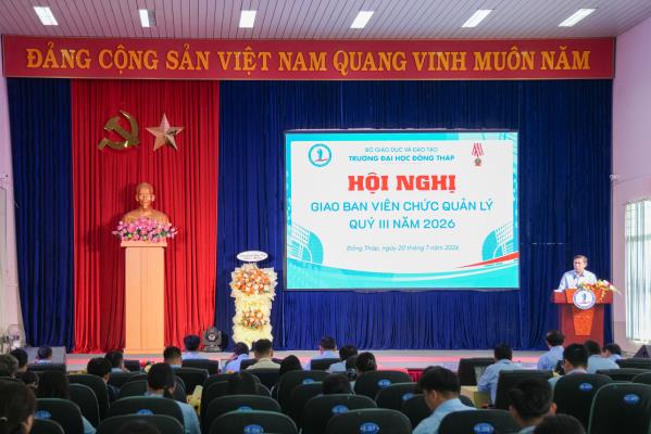 Hội nghị giao ban viên chức quản lý quý III năm 2026