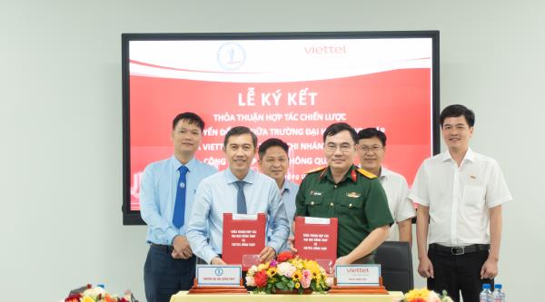 TRƯỜNG ĐẠI HỌC ĐỒNG THÁP TĂNG CƯỜNG HỢP TÁC CHIẾN LƯỢC VỚI VIETTEL TRONG LĨNH VỰC CHUYỂN ĐỔI SỐ