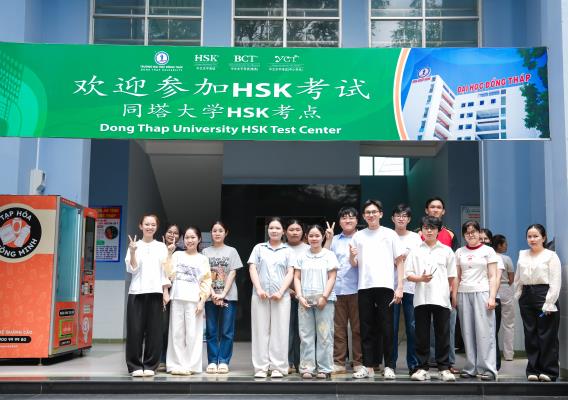 Trường Đại học Đồng Tháp tổ chức thành công Kỳ thi Chứng chỉ tiếng Trung Quốc tế HSK trên giấy, đợt thi ngày 13/9/2026