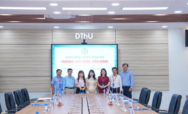 Trường Đại học Đồng Tháp làm việc với Trường Cao đẳng Viễn Đông, mở rộng cơ hội hợp tác đào tạo
