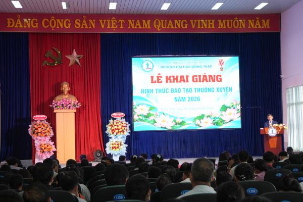 Lễ Khai giảng các lớp hình thức đào tạo thường xuyên đợt 3 năm 2026